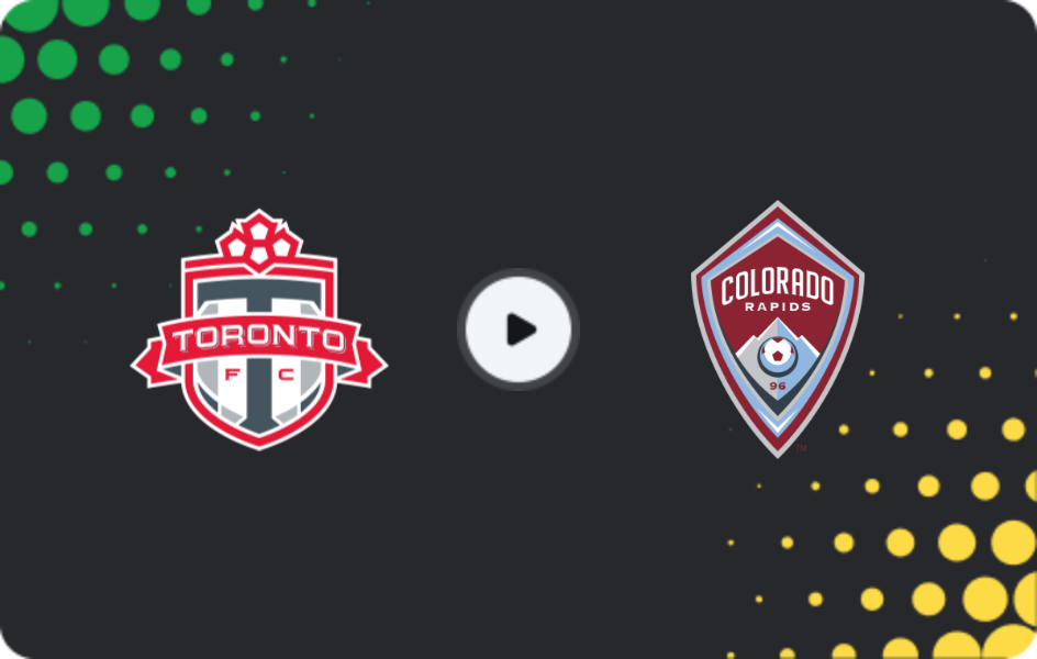 Where to watch Toronto FC — Colorado Rapids, MLS, 04.04.2026