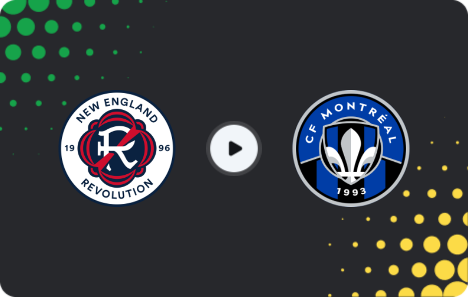 Where to watch New England Revolution — CF Montreal, MLS, 04.04.2026