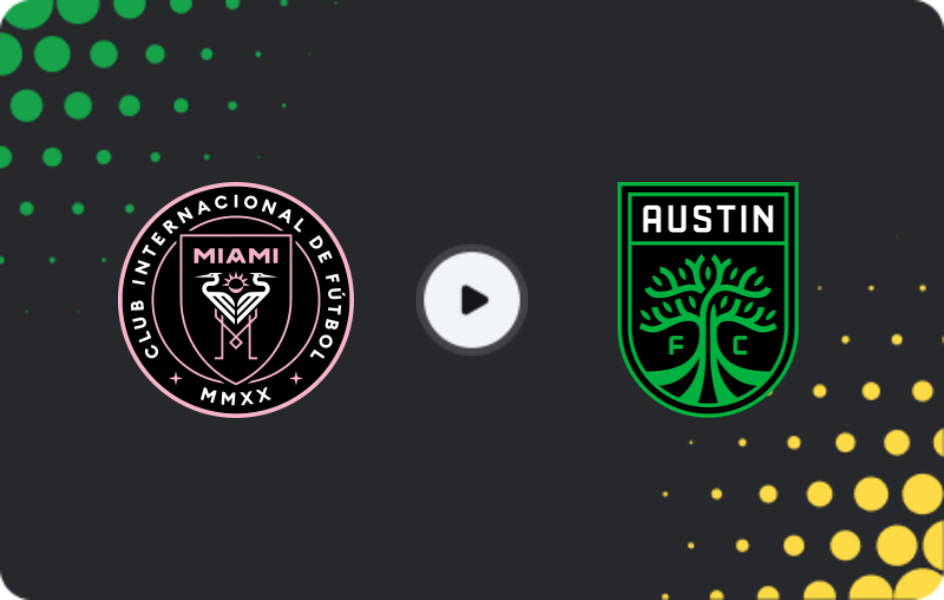 Where to watch Inter Miami — Austin, MLS, 05.04.2026
