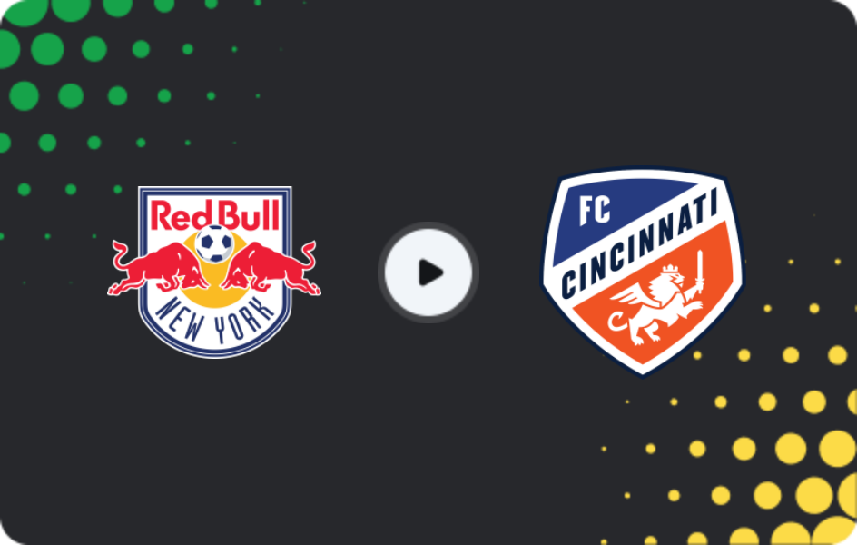 Where to watch New York Red Bulls — FC Cincinnati, MLS, 05.04.2026