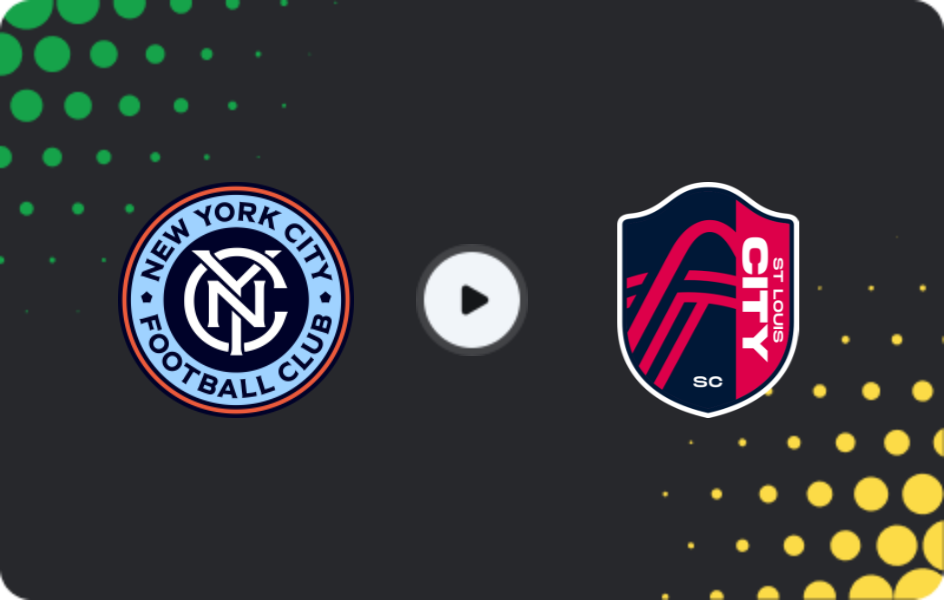 Where to watch New York City — St. Louis City, MLS, 05.04.2026