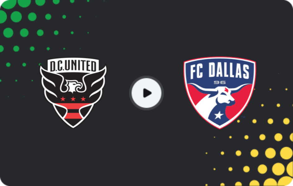 Where to watch DC United — FC Dallas, MLS, 05.04.2026