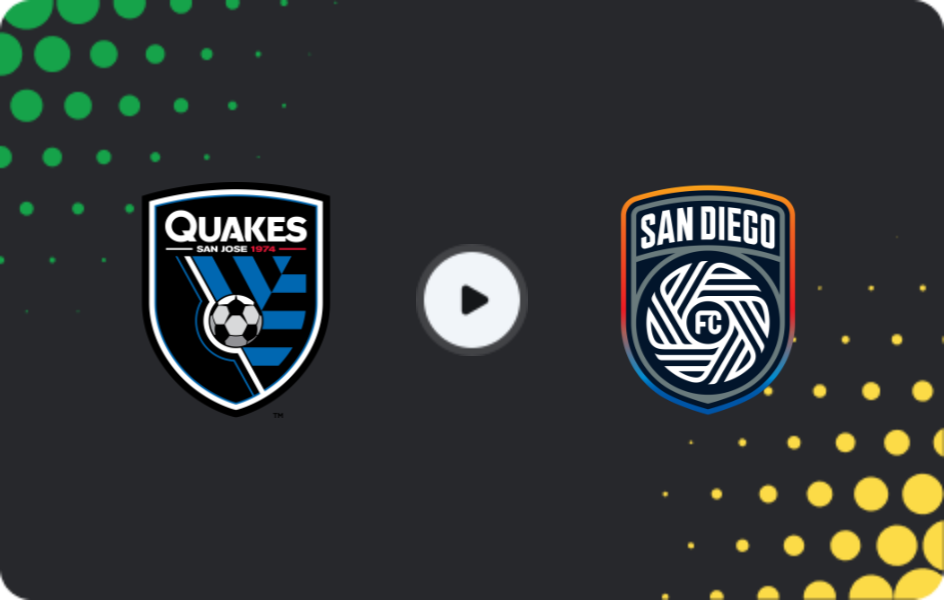 Where to watch San Jose Earthquakes — San Diego, MLS, 05.04.2026