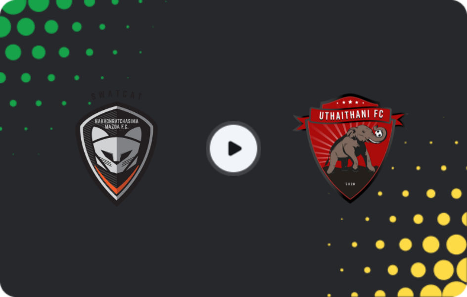 Where to watch Nakhon Ratchasima — Uthai Thani, League 1, 05.04.2026