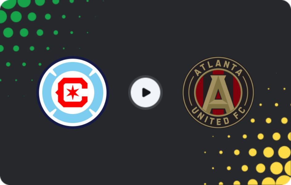 Where to watch Chicago Fire — Atlanta United, MLS, 12.04.2026