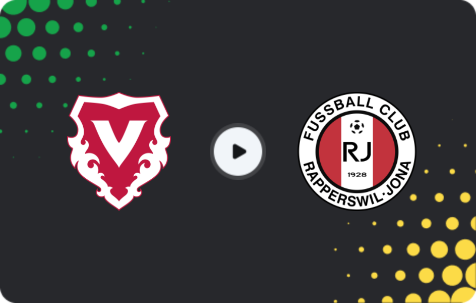 Where to watch Vaduz — Rapperswil, Challenge League, 17.04.2026