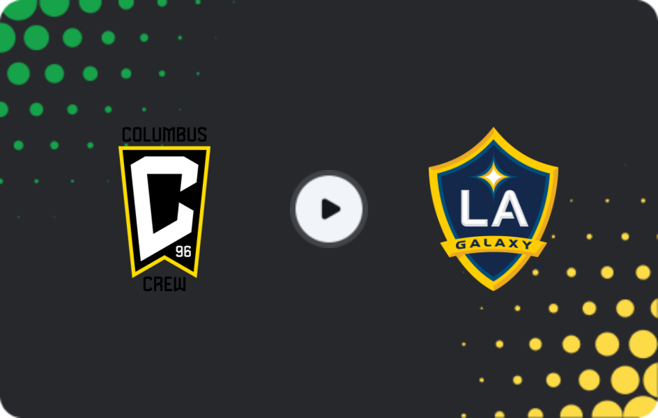 Where to watch Columbus Crew — Los Angeles Galaxy, MLS, 23.04.2026