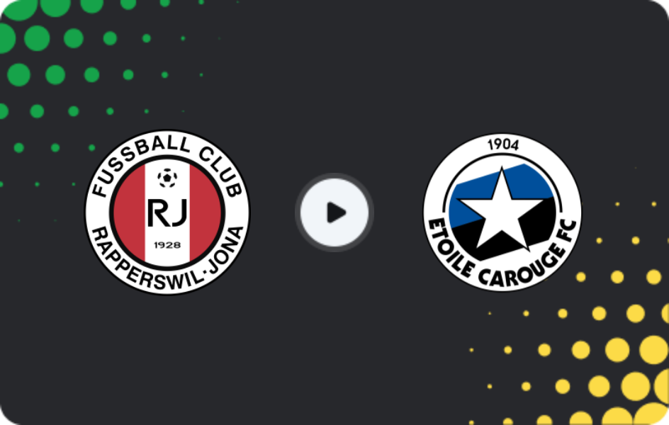 Where to watch Rapperswil — Étoile Carouge, Challenge League, 24.04.2026