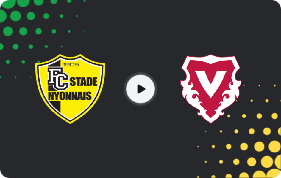 Where to watch Stade Nyonnais — Vaduz, Challenge League, 24.04.2026