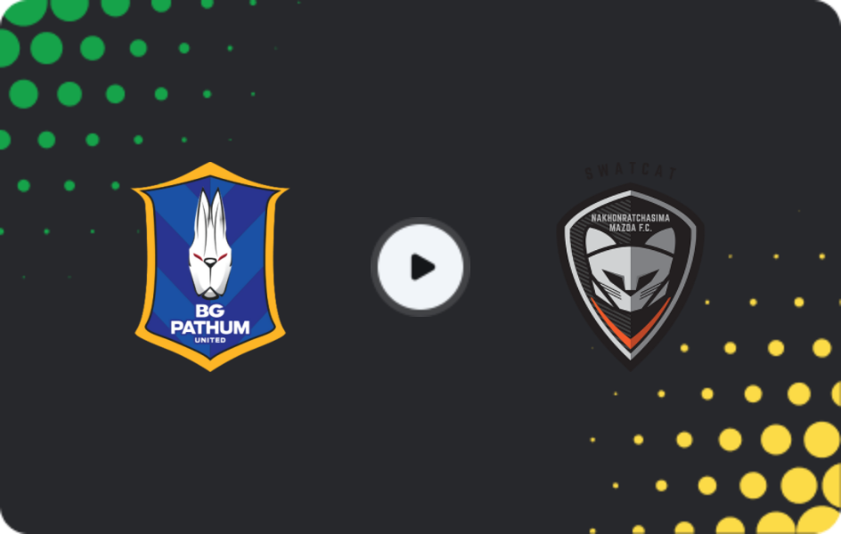Where to watch BG Pathum United — Nakhon Ratchasima, League 1, 25.04.2026
