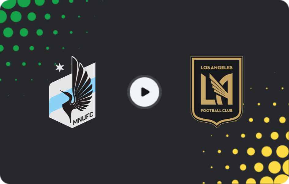 Where to watch Minnesota United — Los Angeles FC, MLS, 25.04.2026