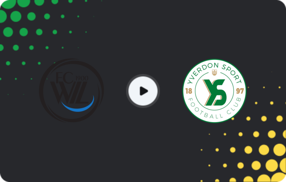 Where to watch Wil 1900 — Yverdon Sport, Challenge League, 08.05.2026