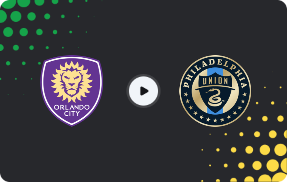 Where to watch Orlando City — Philadelphia Union, MLS, 14.05.2026