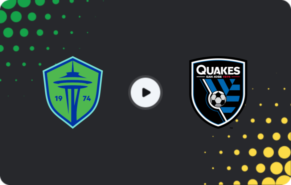 Where to watch Seattle Sounders — San Jose Earthquakes, MLS, 14.05.2026