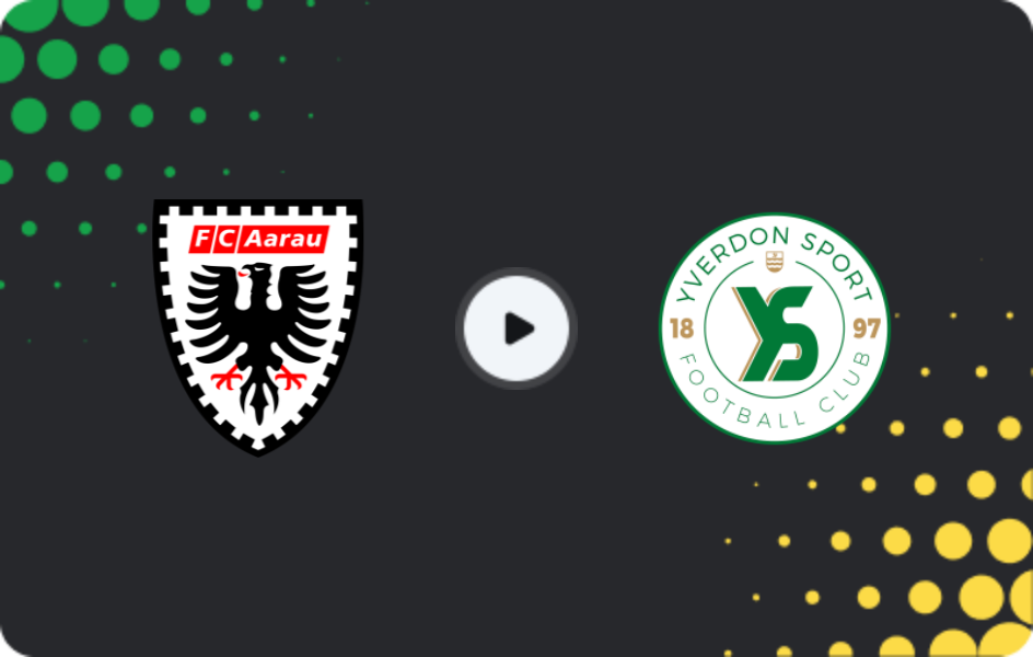Where to watch Aarau — Yverdon Sport, Challenge League, 15.05.2026