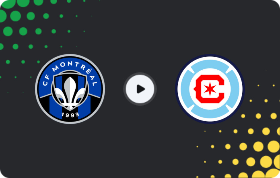 Where to watch CF Montreal — Chicago Fire, MLS, 16.05.2026
