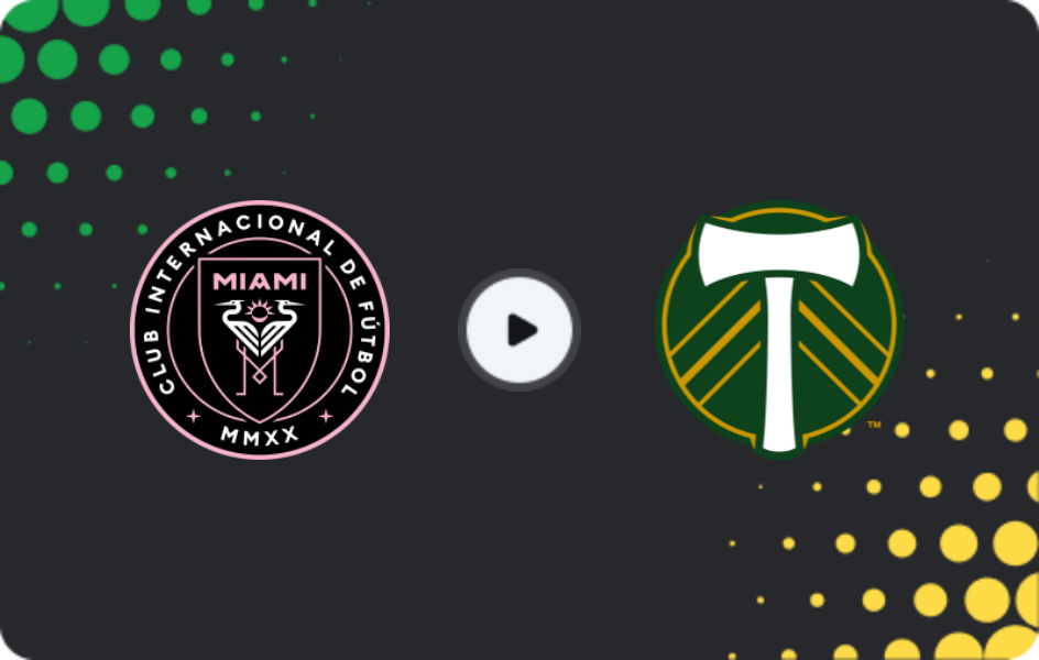 Where to watch Inter Miami — Portland Timbers, MLS, 18.05.2026