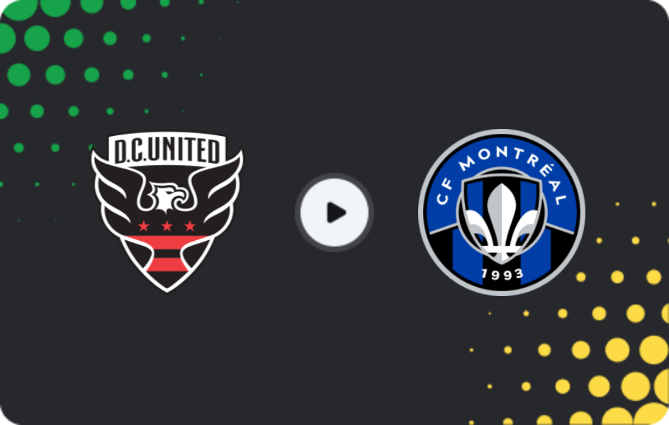 Where to watch DC United — CF Montreal, MLS, 24.05.2026