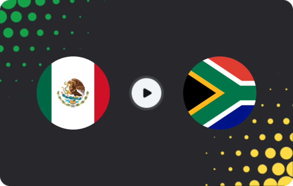 Where to watch Mexico — South Africa, World Cup, 11.06.2026