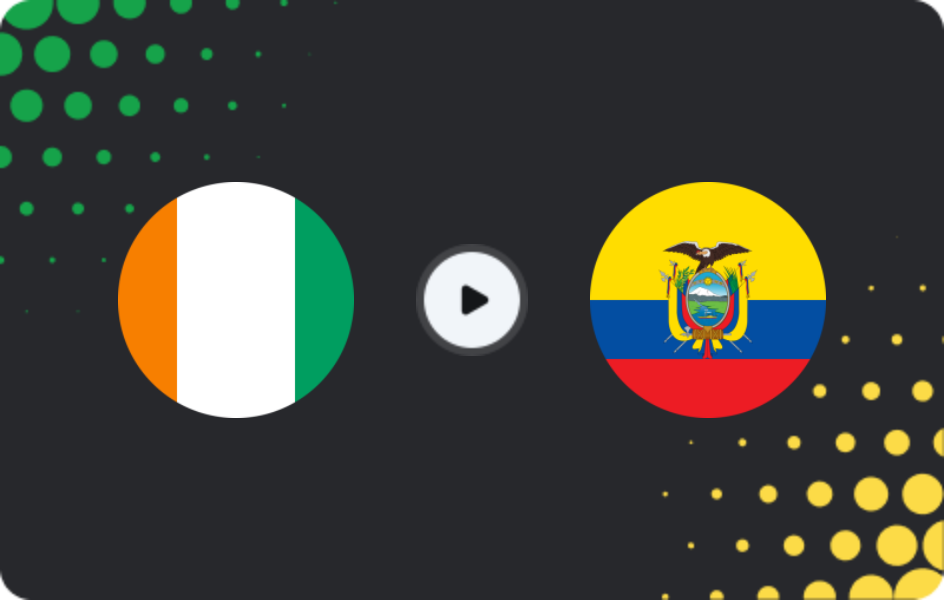 Where to watch Ivory Coast — Ecuador, World Cup, 15.06.2026