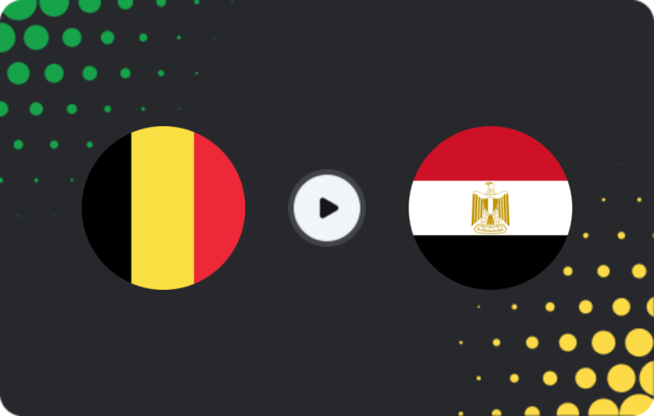 Where to watch Belgium — Egypt, World Cup, 15.06.2026