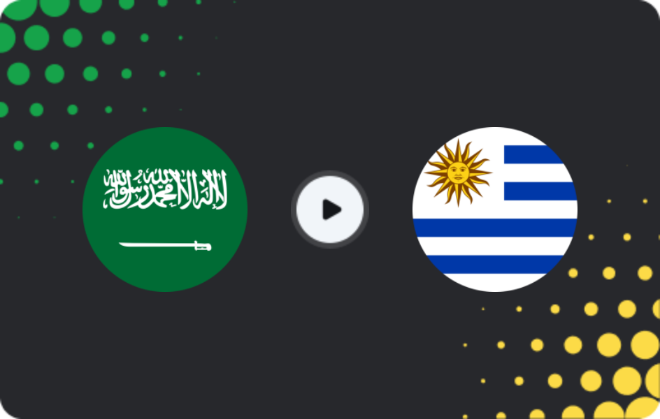 Where to watch Saudi Arabia — Uruguay, World Cup, 16.06.2026