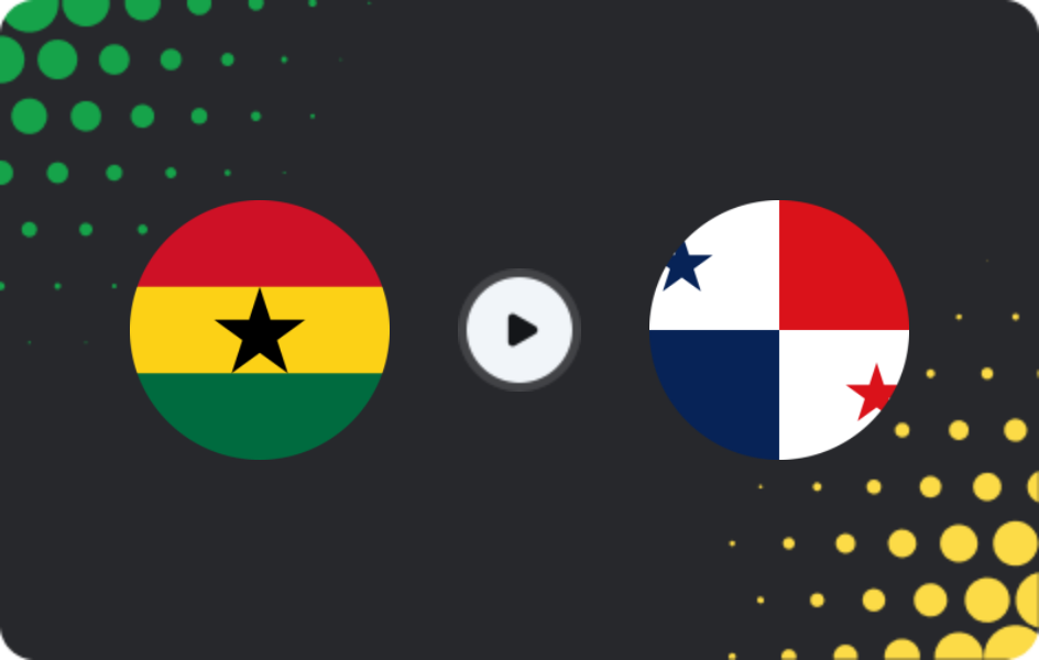 Where to watch Ghana — Panama, World Cup, 18.06.2026