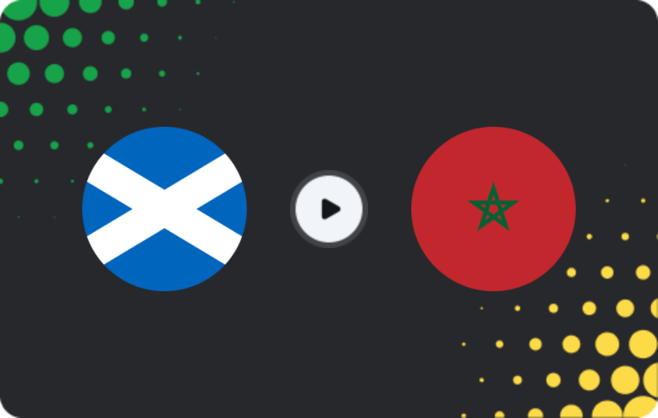 Where to watch Scotland — Morocco, World Cup, 20.06.2026