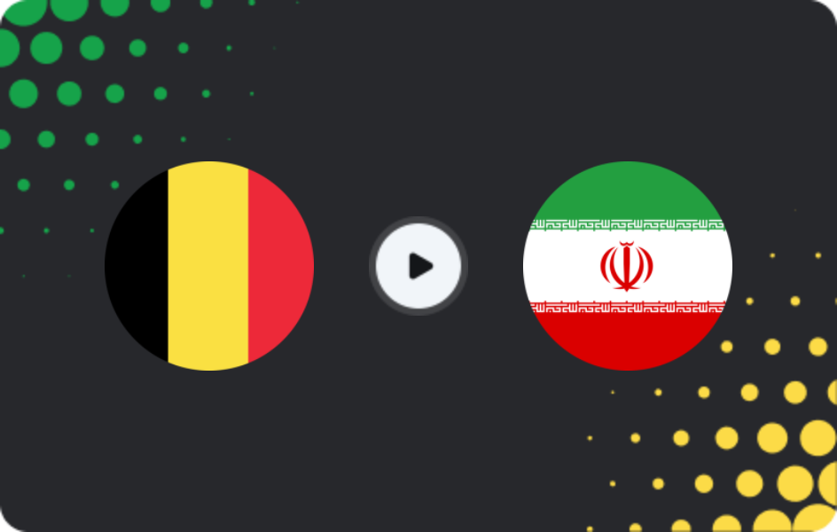 Where to watch Belgium — Iran, World Cup, 21.06.2026