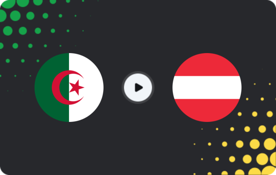Where to watch Algeria — Austria, World Cup, 28.06.2026