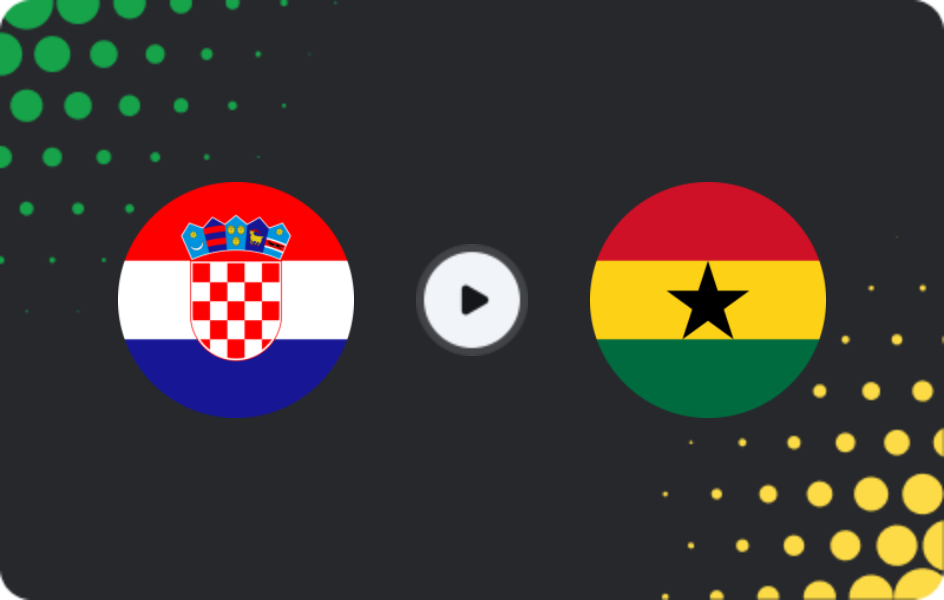 Where to watch Croatia — Ghana, World Cup, 27.06.2026