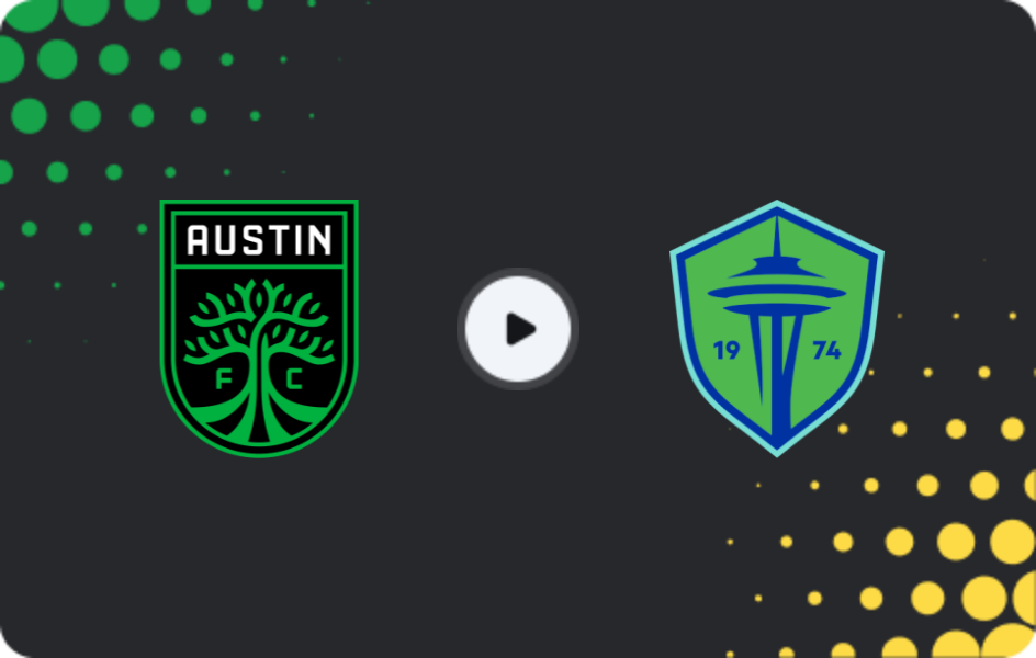 Where to watch Austin — Seattle Sounders, MLS, 23.07.2026