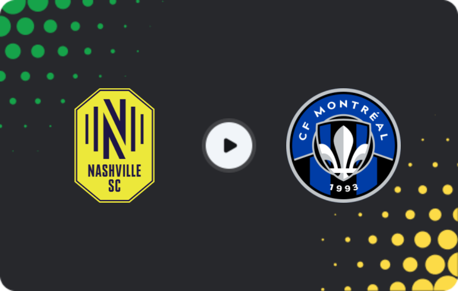 Where to watch Nashville SC — CF Montreal, MLS, 23.07.2026