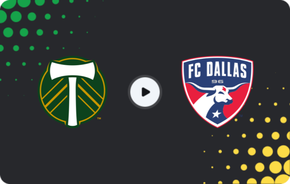 Where to watch Portland Timbers — FC Dallas, MLS, 23.07.2026