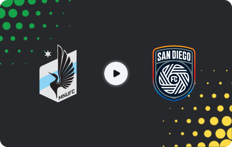 Where to watch Minnesota United — San Diego, MLS, 02.08.2026