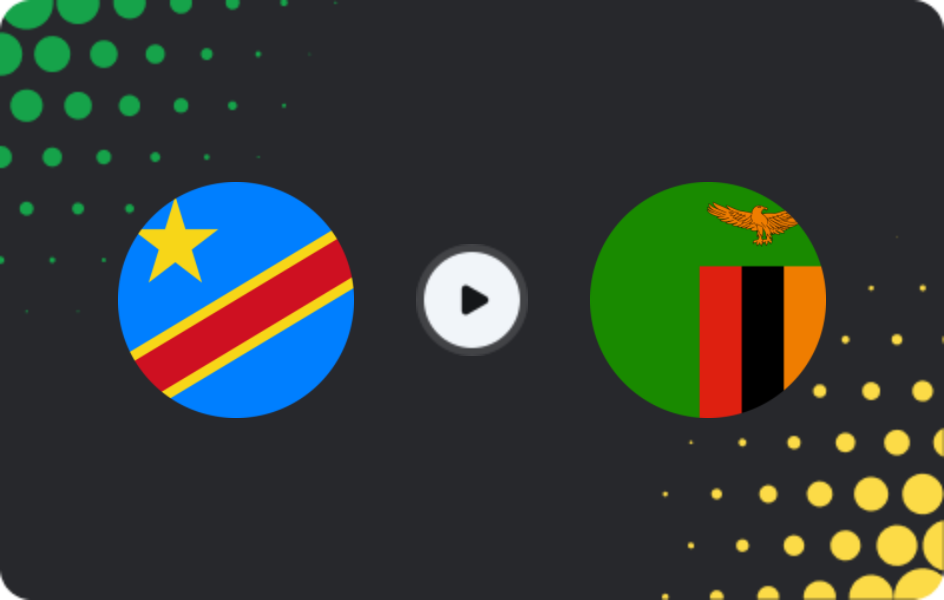 Where to watch Congo DR — Zambia, Friendlies, 16.12.2025