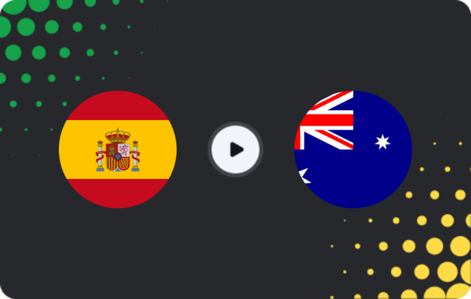 Where to watch Spain U19 — Australia U20, Friendlies, 18.12.2025