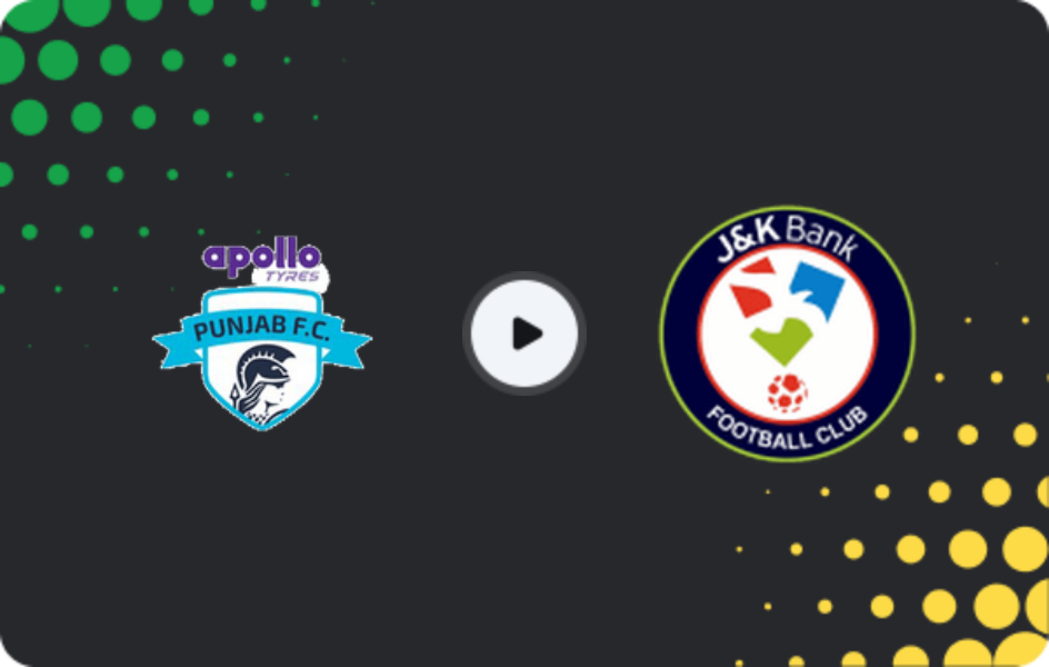 Where to watch Punjab — J & K, Santosh Trophy, 19.12.2025