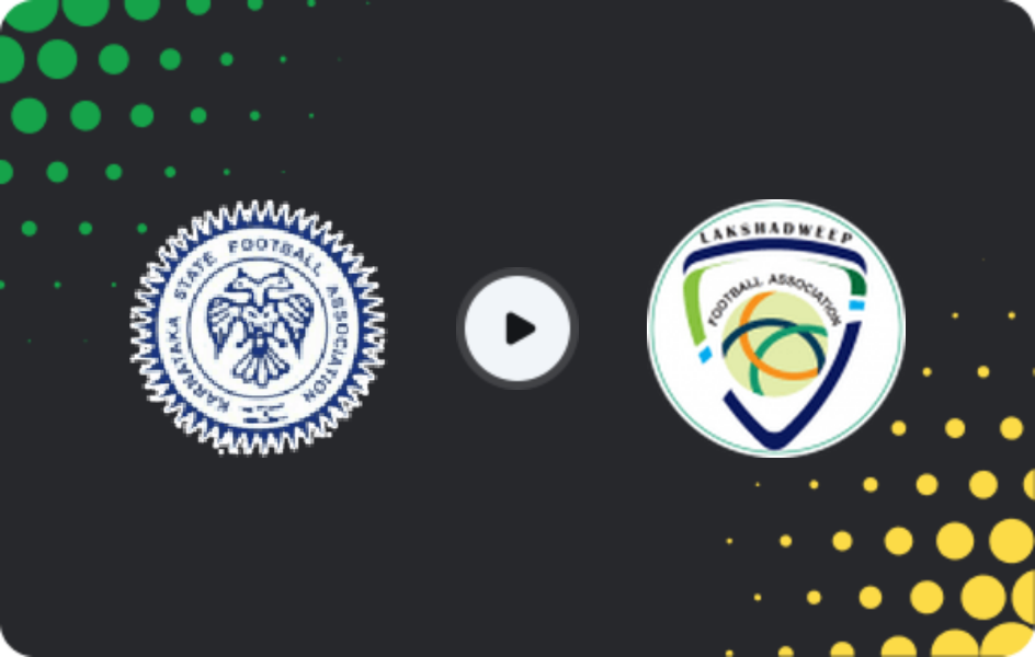 Where to watch Karnataka — Lakshadweep, Santosh Trophy, 20.12.2025