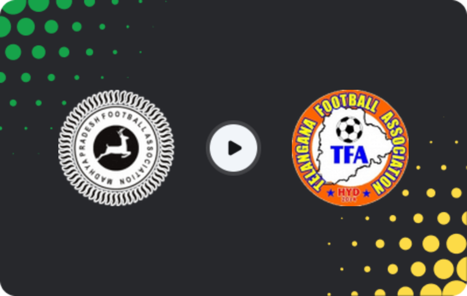 Where to watch Madhya Pradesh — Telangana, Santosh Trophy, 26.12.2025