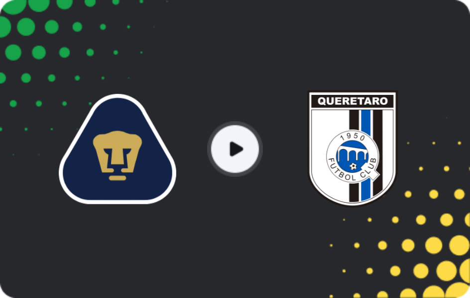 Where to watch UNAM Pumas — Queretaro, Liga MX, 11.01.2026