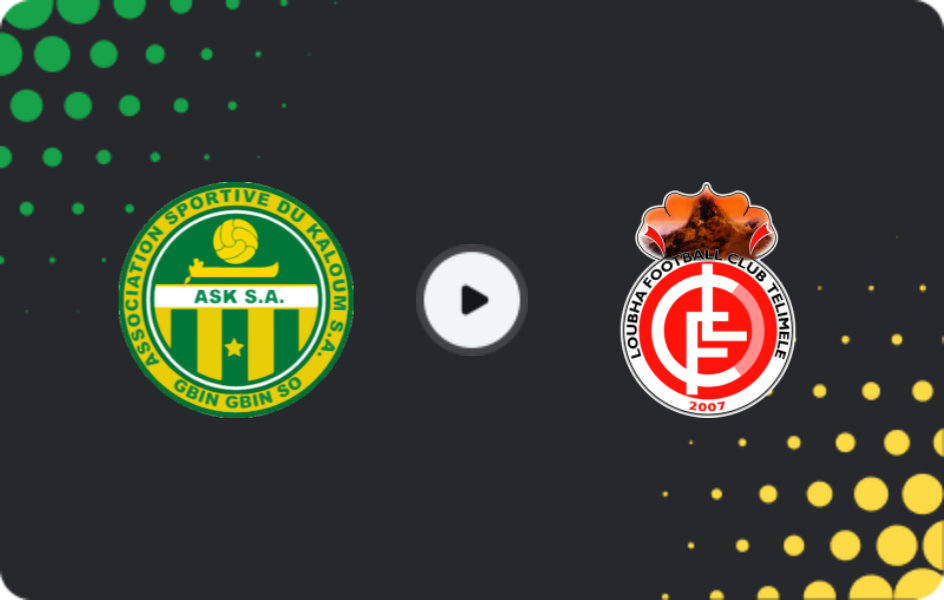 Where to watch Kaloum Star — Loubha Télimélé, Ligue 1, 20.12.2025