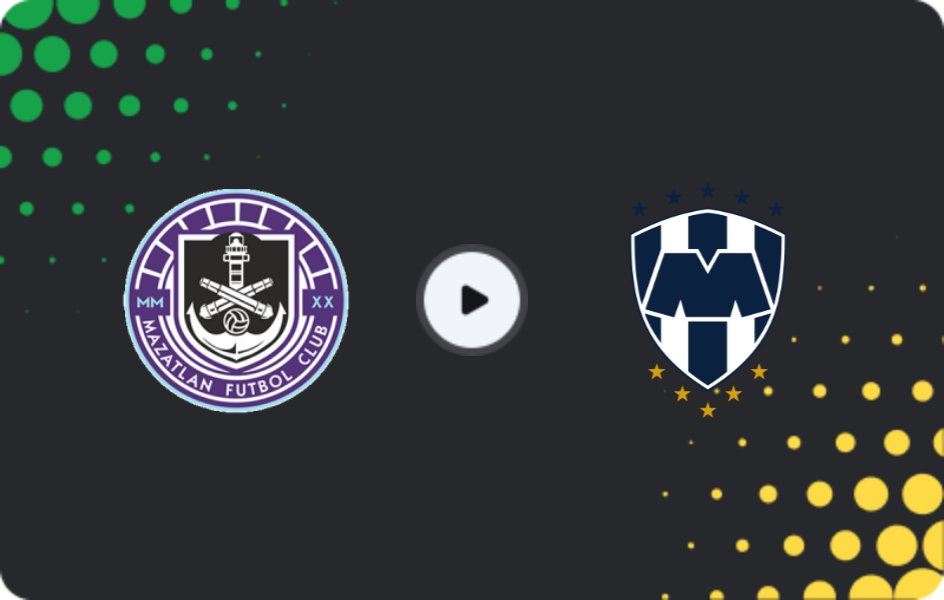 Where to watch Mazatlán — Monterrey, Liga MX, 17.01.2026