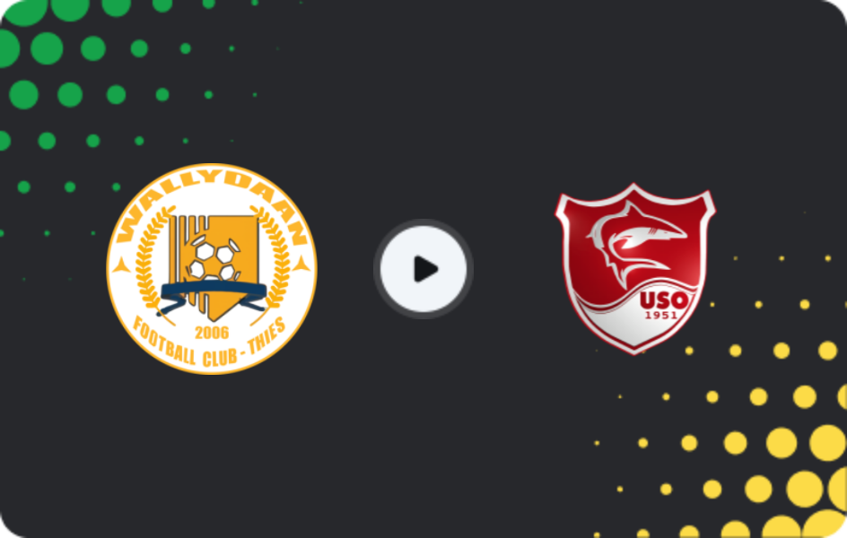 Where to watch Wally Daan — Ouakam, Ligue 1, 20.12.2025