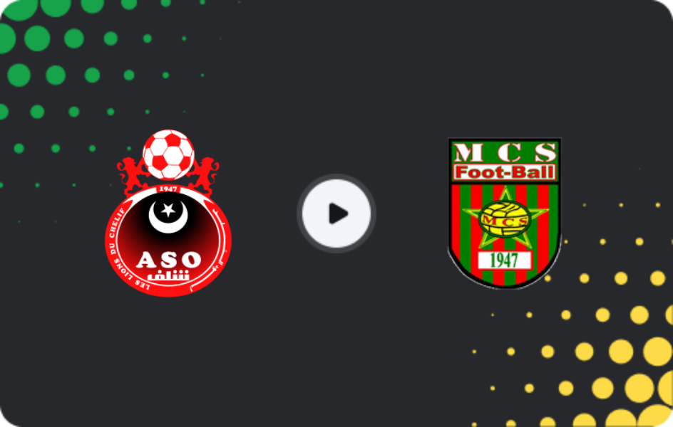 Where to watch ASO Chlef — MC Saida, Coupe d'Algérie, 16.01.2026