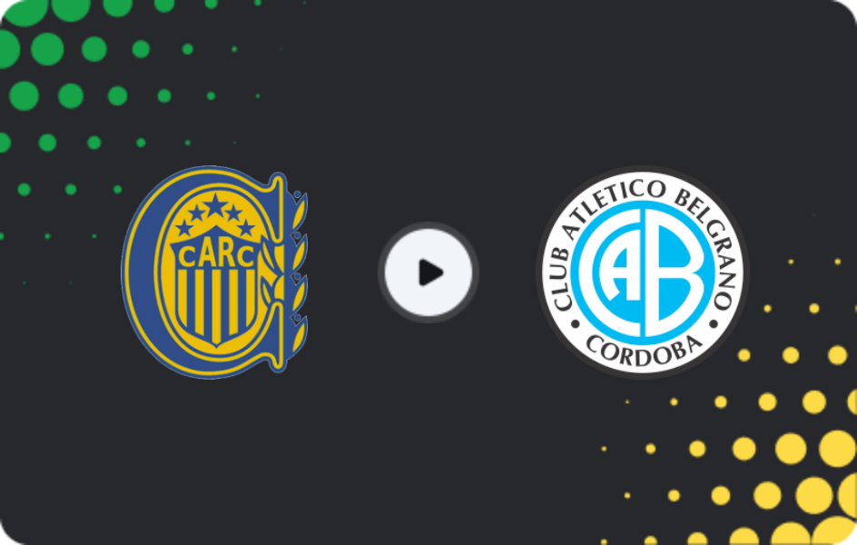 Where to watch Rosario Central — Belgrano, Liga Profesional, 25.01.2026