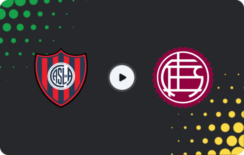 Where to watch San Lorenzo — Lanus, Liga Profesional, 25.01.2026