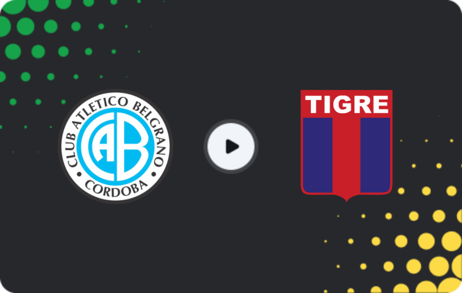 Where to watch Belgrano — Tigre, Liga Profesional, 28.01.2026