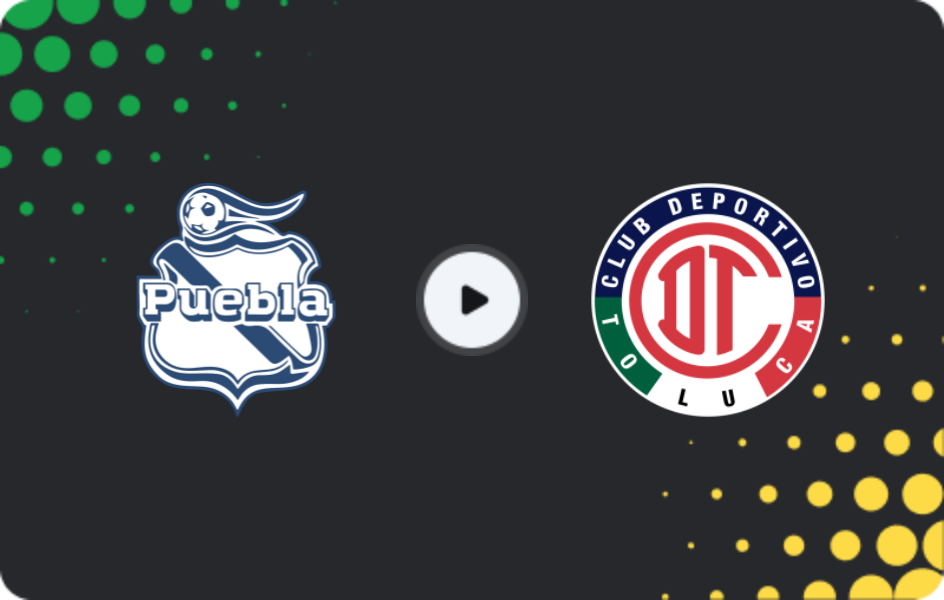 Where to watch Puebla — Toluca, Liga MX, 31.01.2026