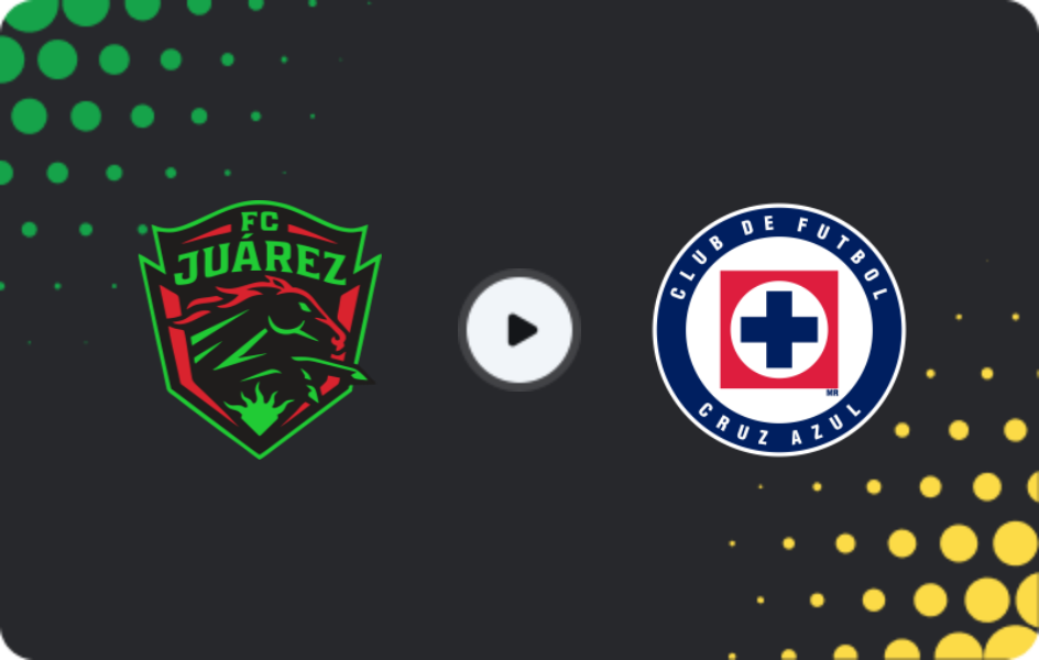 Where to watch Juarez — Cruz Azul, Liga MX, 31.01.2026